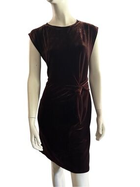 Sheila Rose Above the Knee Velvet Dress Purple XL NWT